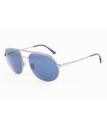 Tom Ford GIO 772 13V Silver Palladium / Blue Sunglasses TF772 13V 59mm - $265.05