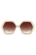 Geometric Polygon Square Fashion Sunglasses - £12.89 GBP