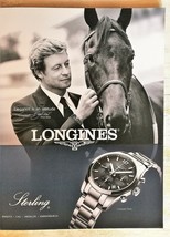 Longines Conquest Classics Watch Simon Baker Spanish Full Page Original Color Ad - $6.64