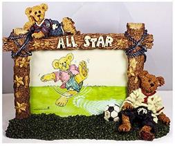 Boyds Bearstone &quot;Rocky... All Star&quot; Resin Frame #27353 - £18.47 GBP