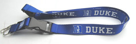 NCAA Duke Blue Devils Logo on Royal 23&quot; x 3/4&quot; Lanyard Keychain by Aminco - £7.49 GBP