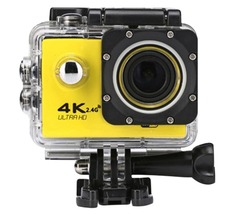 WIFI Waterproof Ultra Diving underwater Sports 4K Action 1080P Camera Yellow - £56.29 GBP