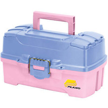 Plano Two-Tray Tackle Box w/Duel Top Access - Periwinkle/Pink - £21.84 GBP