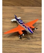 Disney Planes Bulldog Die-cast Toy Mattel 11 blue &amp; red British Britain ... - $198.96 MXN