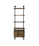 Ensata II TV Stand Side Pier, Rustic Oak  &amp; Black Finish - €205,12 EUR