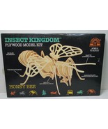 Insect Kingdom Plywood Model Kit - Honey Bee - New - £14.87 GBP