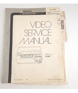 Quasar VTR2 VH5000 Video Service Manual - USED - $24.74