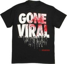 The Walking Dead Gone Viral Bloody Logo Over Walkers T-Shirt NEW UNWORN - £11.98 GBP