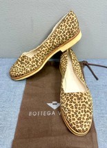 New Bottega Veneta Leopard Print Slip On Loafers 22041 Shoes Size 6.5 B - $74.24