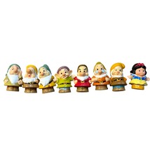 Disney Snow White &amp; 7 Dwarfs Little People Figures Set By Fisher-Price 2... - £21.66 GBP