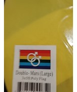 &quot;DOUBLE MARS LARGE&quot; flag 3x5 ft polyester banner sign rainbow pride gay ... - $3.49