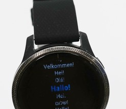 Garmin Venu Amoled GPS Smartwatch 010-02173-11 Black with Slate Hardware Issue image 6