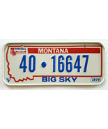 Vtg 81 Montana BICYCLE LICENSE PLATE-40-16647-Bike-Metal-Embossed-Bicent... - €12,16 EUR
