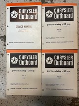 1982 Chrysler Outboard 20 25 30 HP Service Shop Repair Manual  OB 37856 Set - £35.23 GBP