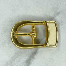 Gold Tone Vintage Small Skinny Simple Belt Buckle - £5.42 GBP