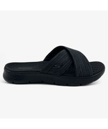 Skechers Go Walk Flex Butterfly Bliss Black Gray Womens Sandal Slip-On - $57.55 CAD