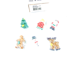 Vintage Terry&#39;s Village Resin Christmas Pins 95/38 - $19.80