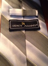 Stacy Adams Men&#39;s Silk Neck Tie Striped - £11.19 GBP