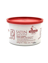 Satin Smooth Wild Cherry Hard Wax With Vitamin E For Fine To Medium Hair... - £16.36 GBP