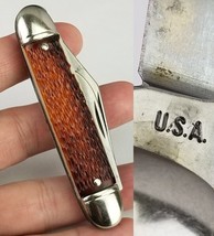 pocket knife vintage USA MADE mystery folding knife - $29.99