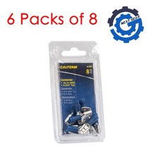Calterm 6 pack of 8 Piggyback Adapter 16-14 AWG 2.0mm2 .250&quot; Tab 6.mm 61370 - $19.95