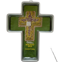 Wilton Cross Aluminum Cake Pan Easter Baptism Communion Vintage 1978 #21... - £9.88 GBP