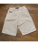 NWT Vtg BHPC White Jean Shorts Wide Leg 31 Beverly Hills Polo Club Baggy... - £21.20 GBP