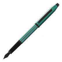 Cross Century II Translucent Green w/ Black Fountain Pen - Fine - £137.34 GBP