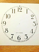 4 1/2&quot; Seth Thomas Clock Paper Dial, Arabic Numeral                (Lot 187) - £5.57 GBP