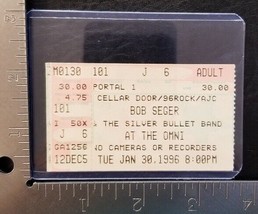 Bob Seger - Vintage January. 30, 1996 Concert Ticket Stub - £7.82 GBP
