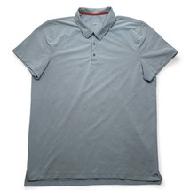 Bluffworks Mens XL Polo Shirt Grey Classic Fit Short Sleeve Piton 100% Polyester - £23.15 GBP