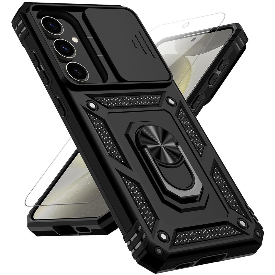 Funda Grado Militar Con Protector De Pantalla Case Para Samsung Galaxy S... - $18.12