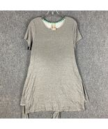 Dolan Left Coast Anthropologie Dress Women&#39;s Large Gray 100% Cotton Adul... - $37.68 CAD