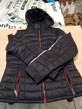 GUESS Los Angeles Women&#39;s Puffer Hooded Full Zipper Jacket Size Large - $541.46 MXN