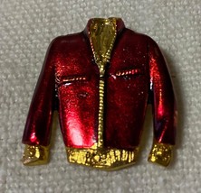 ⭕VTG, Art Deco, brooch, pin, enameled, hand painted, 3cm high, never worn - $263.84 MXN
