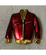 ⭕VTG, Art Deco, brooch, pin, enameled, hand painted, 3cm high, never worn - $263.43 MXN