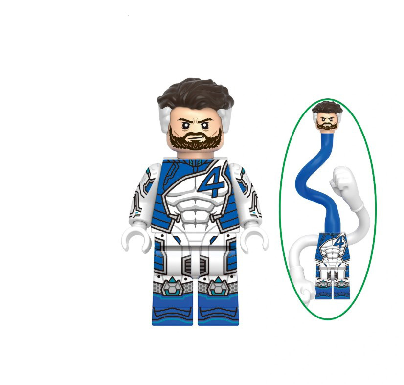 Mister Fantastic The Fantastic Four Stretch Modern Custom Minifigures - $8.46