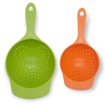 2 Piece Nesting Mini Food Colander Set - Great For Straining Berries, Pa... - £12.76 GBP