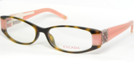 ESCADA VES052S 6YD TORTOISE / PINK UNIQUE EYEGLASSES GLASSES FRAME 54-16... - $2,382.22 MXN