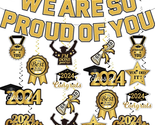 Black and Gold Graduation Party Decorations 2024, We Are so Proud of You... - £16.77 GBP