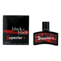 Black is Black Superior by Nu Parfumes, 3.4 oz Eau de Toilette Spray for Men - £16.76 GBP