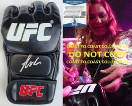 Cris Cyborg UFC Champion signed UFC glove MMA Beckett COA proof autographed - $197.99