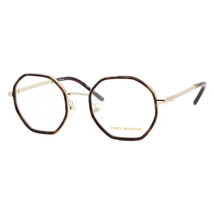 Tory Burch TY 1075 3337 Dark Tortoise Gold Women's Eyeglasses 51-22-140 W/Case - $63.20