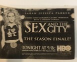 Sex And The City Movie Print Ad  Sarah Jessica Parker HBO TPA5 - £4.66 GBP
