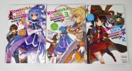 Konosuba Light Novel Vol 1 And Vol 2 English Manga - $26.99