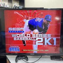 World Series Baseball 2K1 Sega Dreamcast Video Game Disc Only Clean Tested!!!!!! - £1.53 GBP