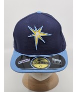 Tampa Bay Rays MLB New Era Diamond Era 59FIFTY Fitted Hat Sz 7-1/8 Cap B... - $542.28 MXN