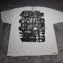 Avenged Sevenfold A7X T-Shirt XXL White Skull Bat Concert Tour Merch Roc... - £23.65 GBP