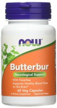 NOW Foods - Butterbur with Feverfew - 60 Vegetarian Capsules - £19.19 GBP