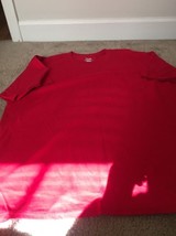 Hanes Hefty T-Shirt Mens Size XL Red - £22.59 GBP